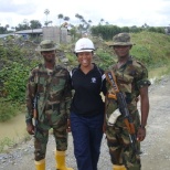 The two gentlemen were looking after the components at our GE installation site in Niger.