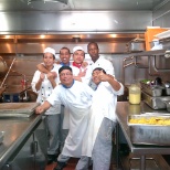 Crew galley team