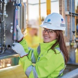 An Dominion Energy Engineer working on our Gas Transmission projects.