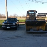 My truck next to J.D.444.