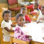 Children in a Kindergarten class of SOS Children's Villages