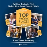 Corinthian Colleges, Inc. - OC Register Top Work Places, 5 years running! (2008-2012)