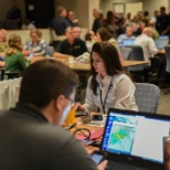 The Nerve Center during emergency operations.