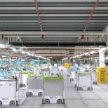 Bots moving across the grid on our automated warehouses.