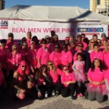 Real Men Wear Pink Cancer Walk Thanks to the Rooms To Go Foundation!