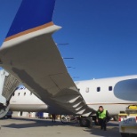 Pre-flight inspection in ORD