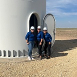 TA on Tour of a wind farm