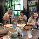 crafting after work with MVP team members