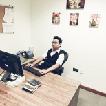 Inside Yas mall management office