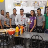 Café da manhã patrocinado pela atento Brasil.