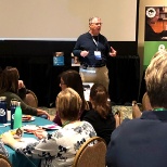 Don Johnston presenting to educators