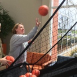 Office basketball tournament.