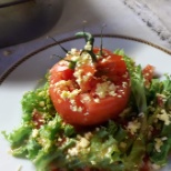 entree froide tomate séchées en salade croquante