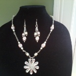 This Necklace & Earring Set is designed by me. Facebook a/c Sangeeta Bakane.