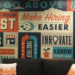 CareerPlug Core Values Mural