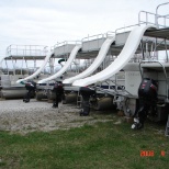 waterslide pontoons