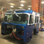 Cab ready to be set on chassis