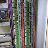 Wiring a control cabinet for a banana room