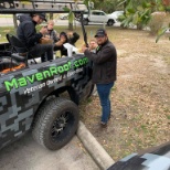 A little back of the truck lunch for the field team!