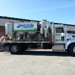 One of our mini-bulk trucks