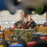 Miller Pipeline mechanic looks over a project 