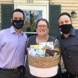 MRS delivers gift baskets to employees working from home during Covid