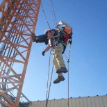 Tower rescue training