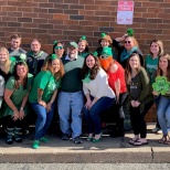 Capital's Irwin office celebrating St. Patrick's Day