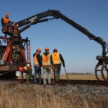 Calvin, ND rail change out