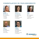 Join us in celebrating employees who recently completed work on industry designations!