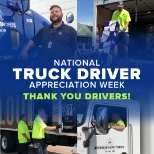 Thanks to all our drivers who keep our company moving!