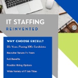 Look no further for your next IT job search! eXcell can help you find your next IT role.