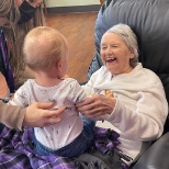 Inter-Generational engagement with residents and kiddos brings so much joy!