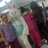 Staff with Easter Bunny 2020