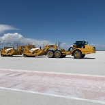 Articulated Haul truck with Pan Scrapper