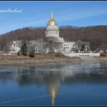 Winter photo of West Virginia State Capitol Complex